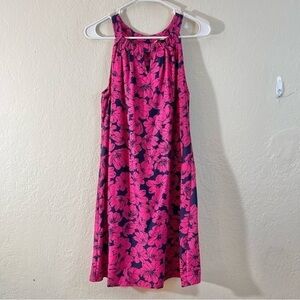 Aryeh Floral Print Sleeveless Dress Size Medium Pink Casual Travel Stretch